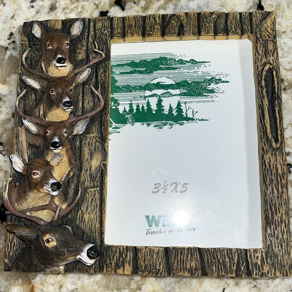 Deer frame 3 1/2 X 5”